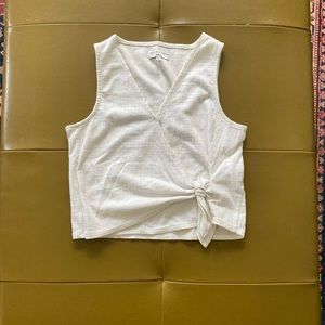 Tie-Front Wrap Top by Madewell